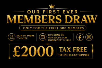 Our First Ever Members Draw